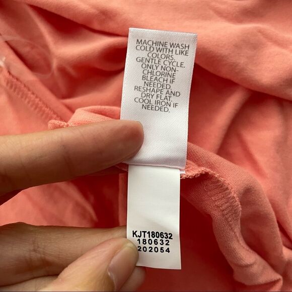 J.JILL WEAREVER COLLECTION ORANGE rayon blend open front cardigan SMALL petite - Picture 8 of 8